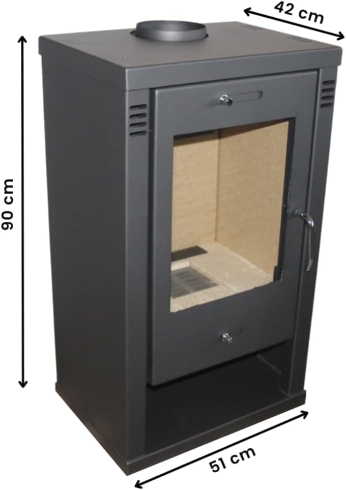 Piec kominkowy opalany drewnem BALKAN ENERGY Talon 7kW