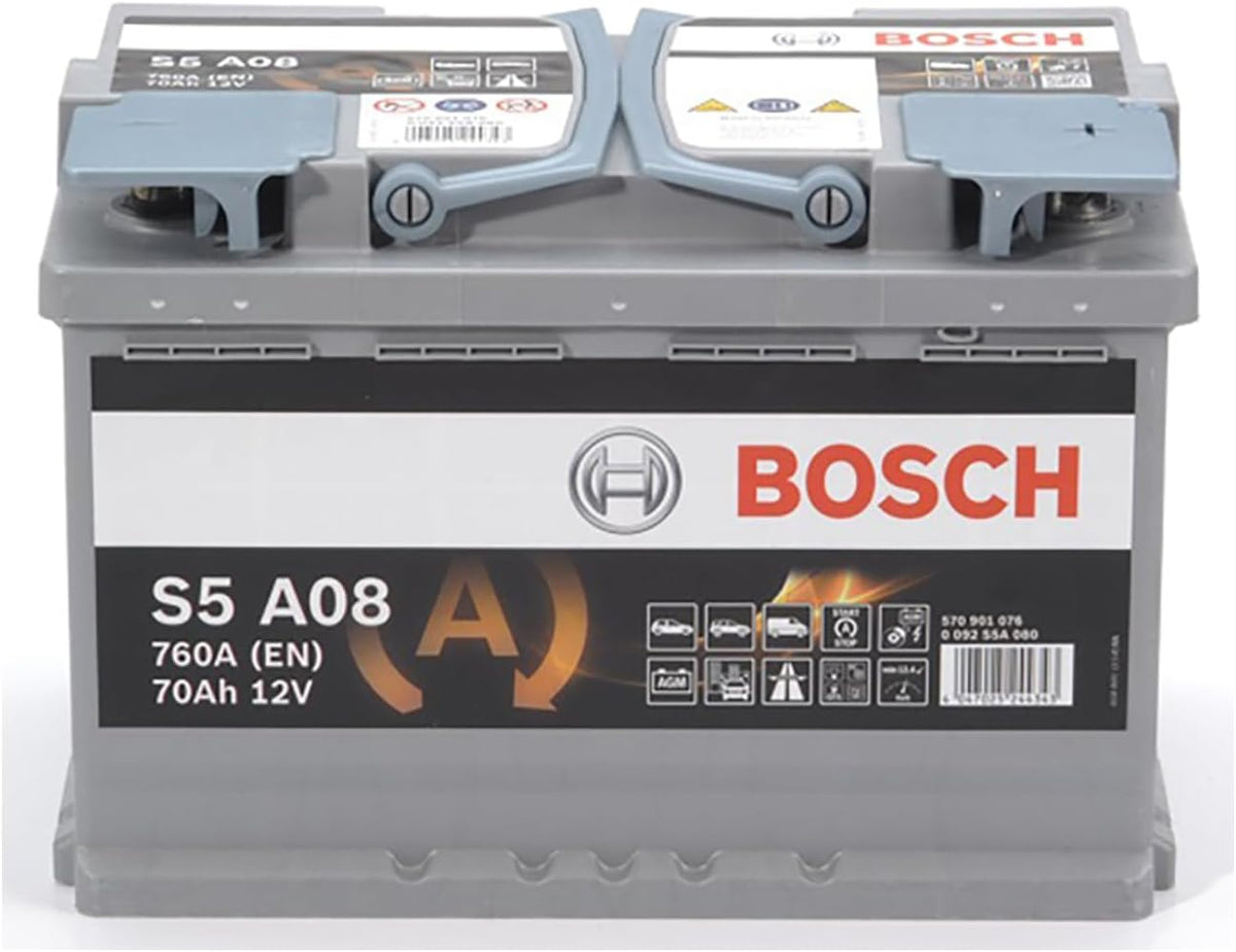Akumulator BOSCH 12V 70Ah 760A S5 A08 L3 Samochodowy Kompatybilny z WIESMANN MF3 Roadster, VW Amarok Pick-up 2HA, 2HB, S1B, S6B, S7A, S7B CRAFTER 30-50 nadwozie pełne 2E Golf V Variant 1K5 Vento 1H2