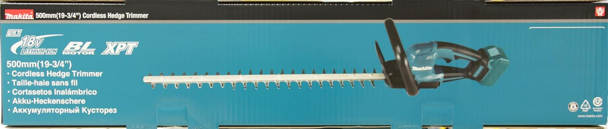 Makita DUH506Z akumulatorowe nożyce do żywopłotu, 50 cm, 18 V (bez akumulatora, bez ładowarki)