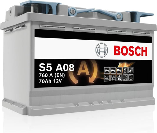 Akumulator BOSCH 12V 70Ah 760A S5 A08 L3 Samochodowy Kompatybilny z WIESMANN MF3 Roadster, VW Amarok Pick-up 2HA, 2HB, S1B, S6B, S7A, S7B CRAFTER 30-50 nadwozie pełne 2E Golf V Variant 1K5 Vento 1H2