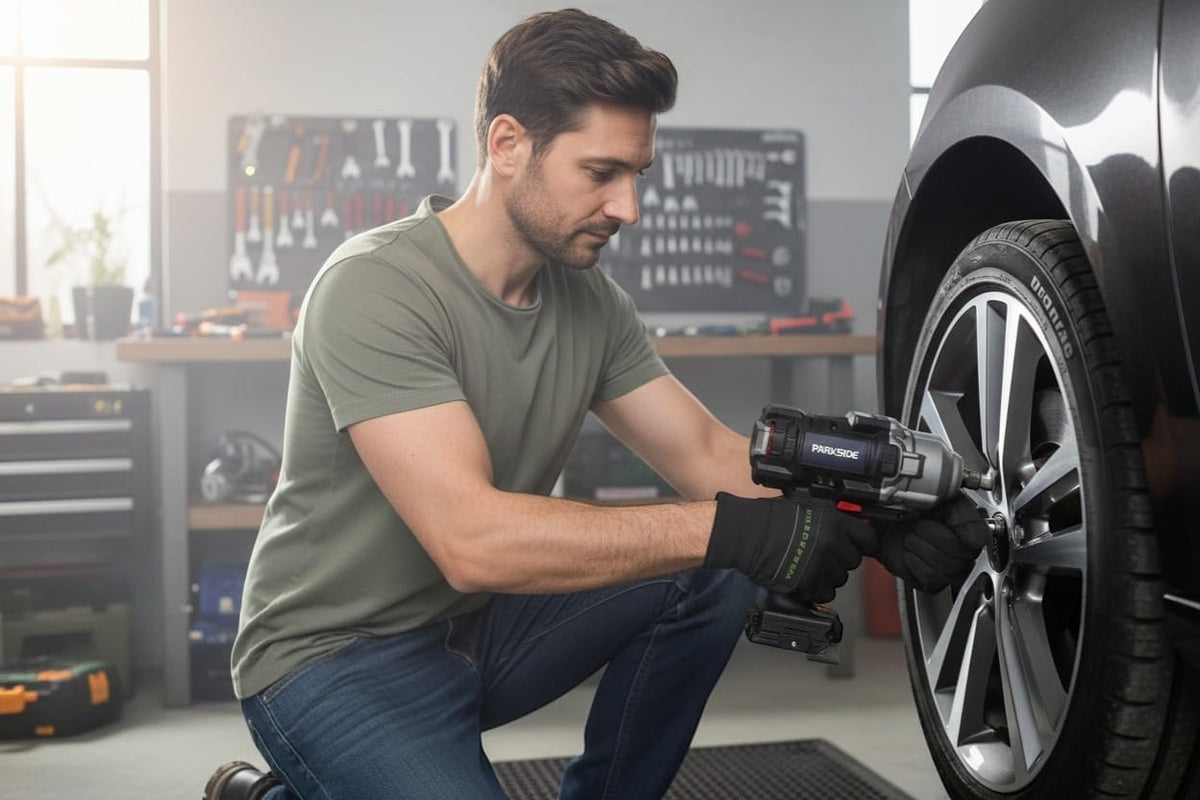 Parkside Performance akumulatorowa wkrętarka udarowa PASSP 20- Li X20V, maks. 1898 Nm, do M33, 1/2 w walizce transportowej, bez akumulatora i ładowarki