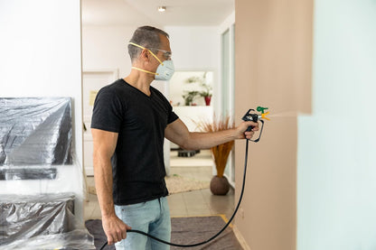 WAGNER System natryskowy Airless Control 150 M do kolor ściany, lakiery, glazura, drewna i ochrona antykorozyjna wewnątrz i na zewnątrz, 0-900ml/min, 110bar, pojemność pojemnika 5500ml, wąż 7,5m