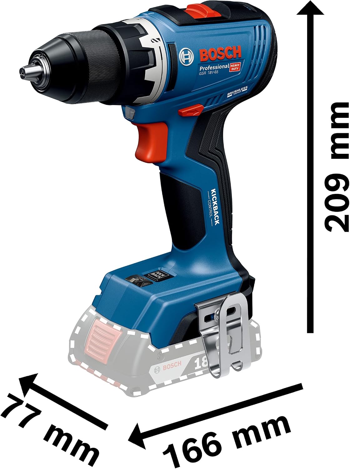 Bosch PRO 18V System Zestaw Combo: GSR 18V-65, GDX 18V-285, GBH 18V-26, GWS 18V-11, 2 akumulatory GBA 18V 5.0Ah, 1 akumulator EXBA 18V 5.5Ah, ładowarka GAL 12V/18V-80, 4 walizki L-BOXX 136