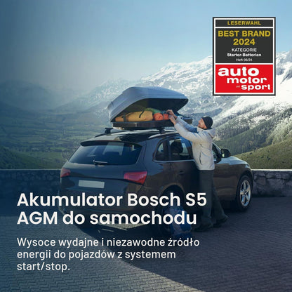 Akumulator BOSCH 12V 70Ah 760A S5 A08 L3 Samochodowy Kompatybilny z WIESMANN MF3 Roadster, VW Amarok Pick-up 2HA, 2HB, S1B, S6B, S7A, S7B CRAFTER 30-50 nadwozie pełne 2E Golf V Variant 1K5 Vento 1H2