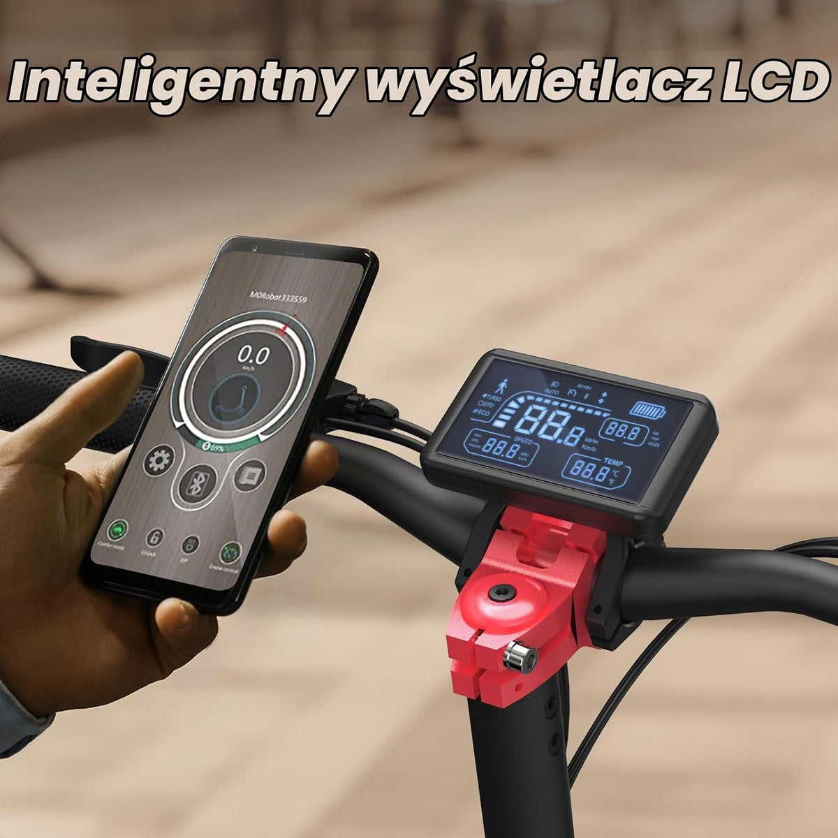 Skuter elektryczny z dopuszczeniem do ruchu drogowego, zasięg 80-100 km, 48 V, 15 Ah, opony pneumatyczne 10 cali, ABE skuter elektryczny z podwójną amortyzacją uderzeń, składana hulajnoga elektryczna