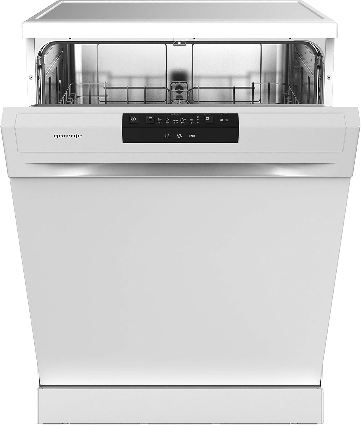 Gorenje GS 541D10 X wolnostojąca zmywarka do naczyń, SuperSilent, 11 nakryć wymiarowych, 5 programów, wyświetlanie programu, kolor srebrny, szerokość 45 cm