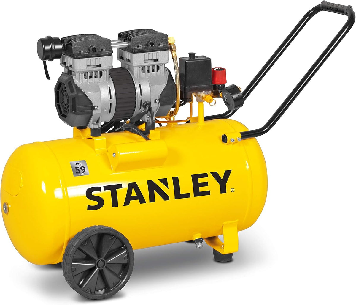 STANLEY - Cichy kompresor 50 litrów, 1,3 KM