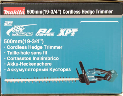Makita DUH506Z akumulatorowe nożyce do żywopłotu, 50 cm, 18 V (bez akumulatora, bez ładowarki)