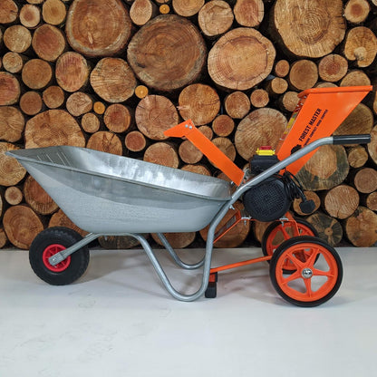 Forest Master FM4DDE Kompaktowy elektryczny rębak do drewna, Rozdrabniacz 2800 W, 4 szt, gałęzi, liście, drewno, rozdrabniacz ogrodowy, rozdrabniacz elektryczny
